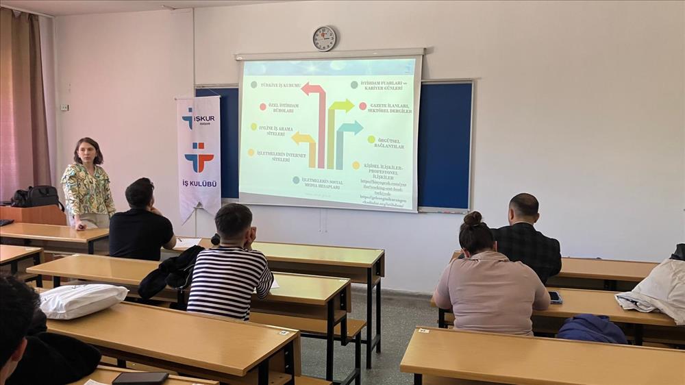 İŞKUR Eskişehir İş Kulübü Tarafından, Öğrencilerimizin İşe Giriş Süreçlerine Yönelik Eğitim Düzenlendi