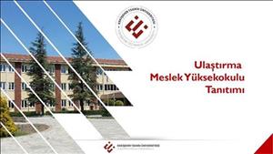 Ulaştırma Meslek Yüksekokulu Tanıtım Videosu
